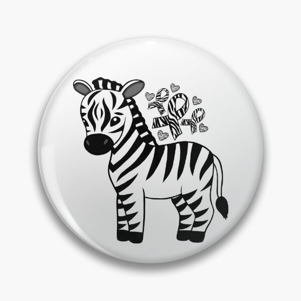 Item preview, Rare Diseases Zebra  designed and sold by Chronic Illness Awareness Shop.