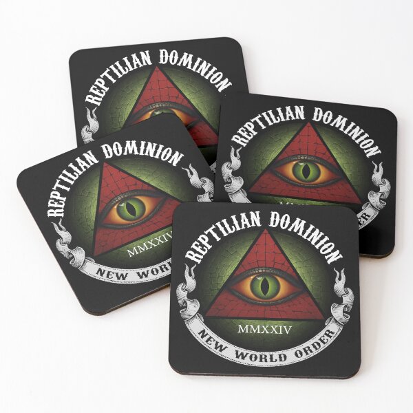 Item preview, Reptilian Dominion - New World Order designed and sold by Beyond-Stickers.