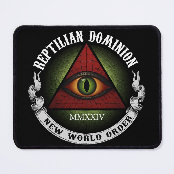 Item preview, Reptilian Dominion - New World Order designed and sold by Beyond-Stickers.