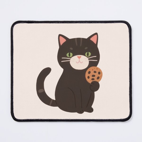 Item preview, Cute chubby funny kitty chocolate cookie lover. designed and sold by SaraSumi.