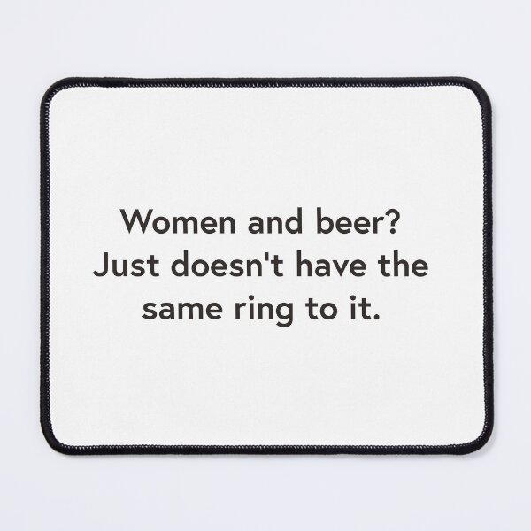 Item preview, Mujeres y cerveza... designed and sold by WhackoDesigns.
