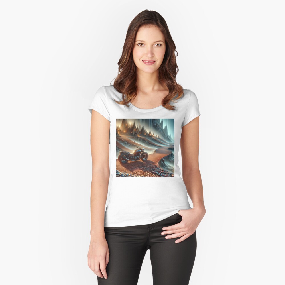 Item preview, Fitted Scoop T-Shirt designed and sold by starchim01.