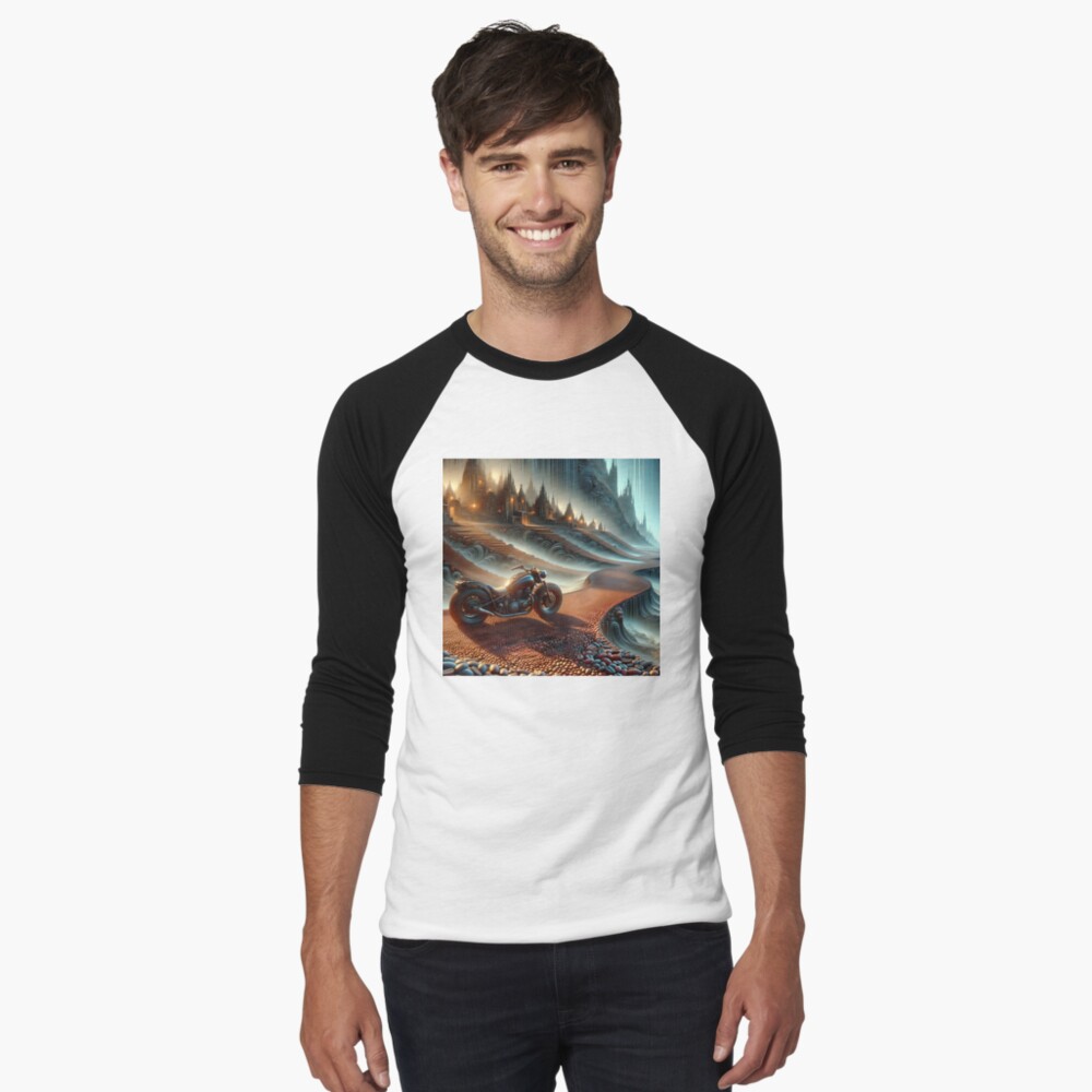 Item preview, Baseball ¾ Sleeve T-Shirt designed and sold by starchim01.