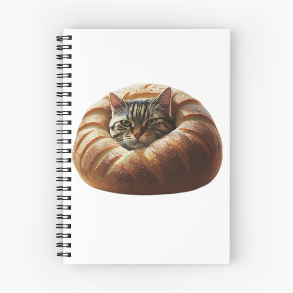 Item preview, Purrfect Loaf: Cat in Bread designed and sold by ValsaArt.