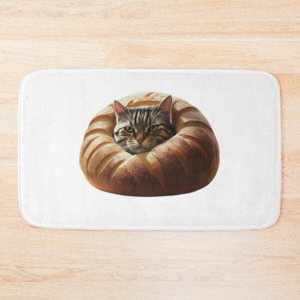 Item preview, Purrfect Loaf: Cat in Bread designed and sold by ValsaArt.