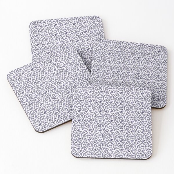 Item preview, Purple Leaves Seamless Pattern on White Background designed and sold by JoelmaQ.
