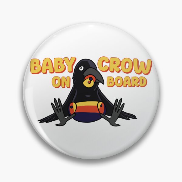 Item preview, Baby Crow on Board designed and sold by LegallyDistinct.