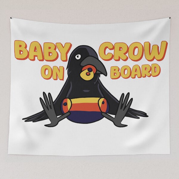 Item preview, Baby Crow on Board designed and sold by LegallyDistinct.