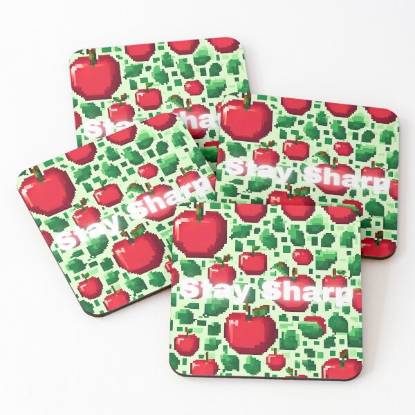 Item preview,  Stay Sharp - Pixel Apple Design designed and sold by TrendyGalaxy.