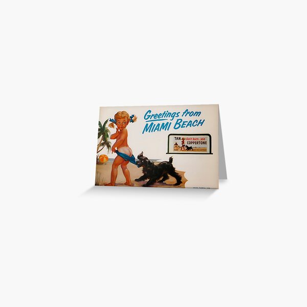 Item preview, Coppertone Vintage Poster  designed and sold by blackink-design.