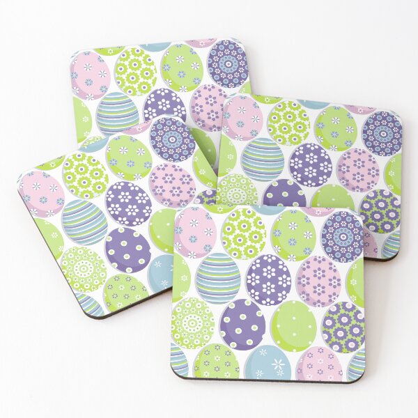 Item preview, Easter eggs Light green-Purple on a White background designed and sold by Alex  Blud.