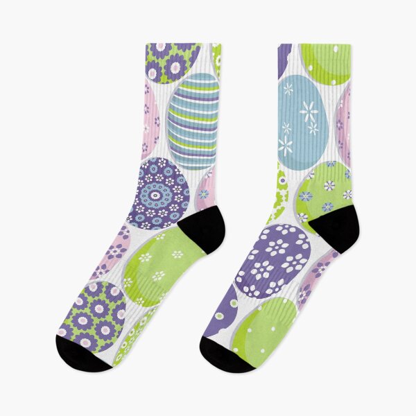 Item preview, Easter eggs Light green-Purple on a White background designed and sold by Alex  Blud.