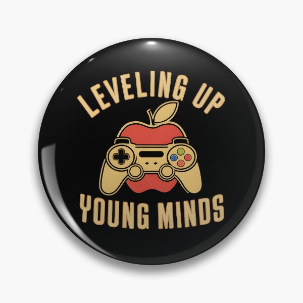 Item preview, Leveling Up Young Minds Teacher Gamer designed and sold by HeadTurningArt.