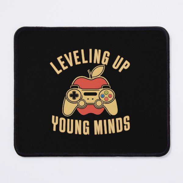 Item preview, Leveling Up Young Minds Teacher Gamer designed and sold by HeadTurningArt.