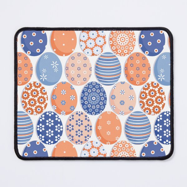 Item preview, Easter eggs Orange-Blue on a White background designed and sold by Alex Blud.
