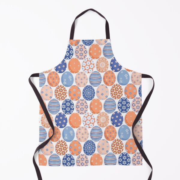 Item preview, Easter eggs Orange-Blue on a White background designed and sold by Alex Blud.