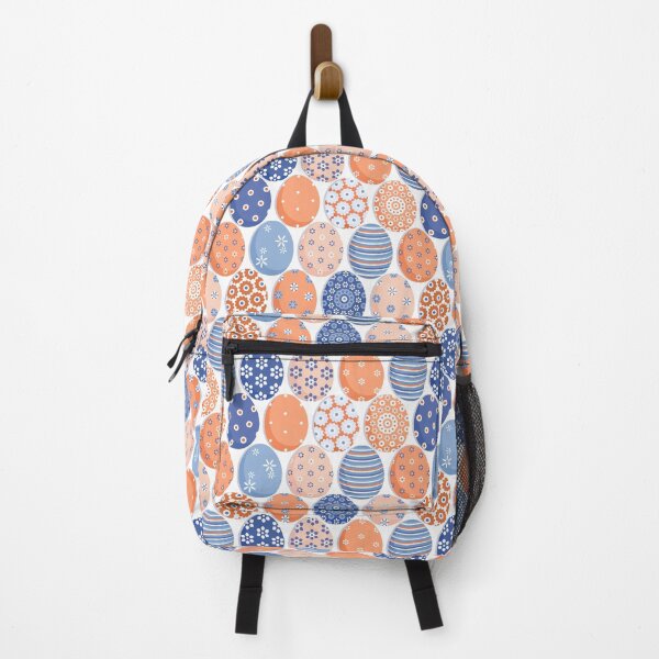 Item preview, Easter eggs Orange-Blue on a White background designed and sold by Alex Blud.