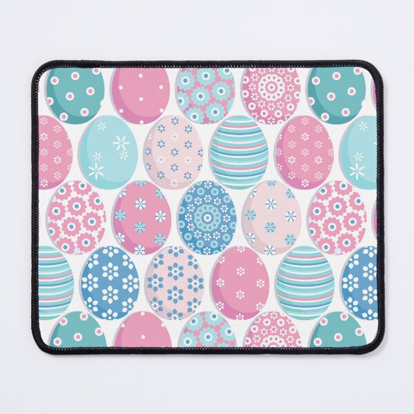 Item preview, Easter eggs Turquoise-Pink on a White background designed and sold by Alex Blud.