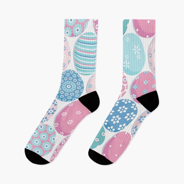Item preview, Easter eggs Turquoise-Pink on a White background designed and sold by Alex  Blud.