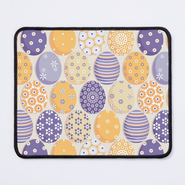 Item preview, Easter eggs Yellow-Purple on a Yellow background designed and sold by Alex Blud.