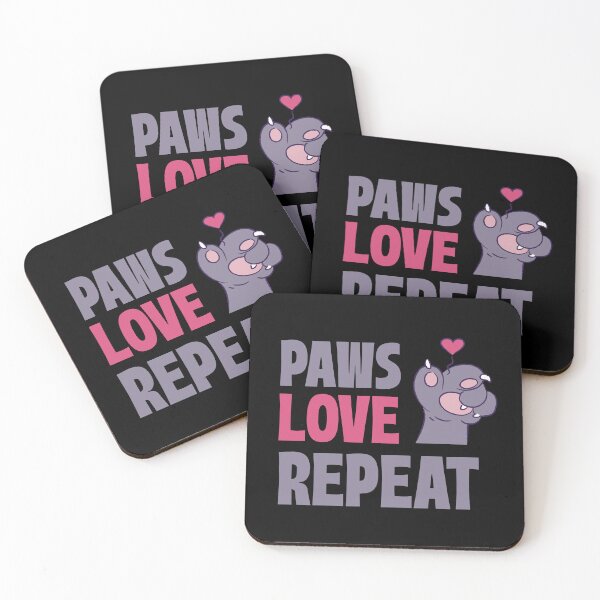 Item preview, Paws Love Repeat designed and sold by 87-Aesthetics.