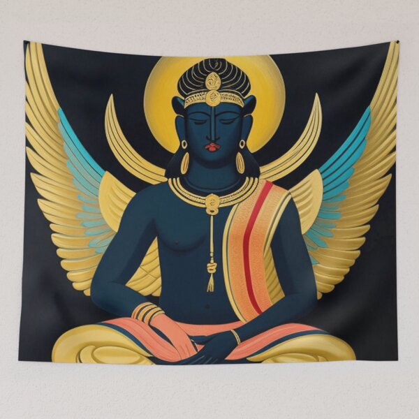 Item preview, Black deity winged  designed and sold by Roxburylane.