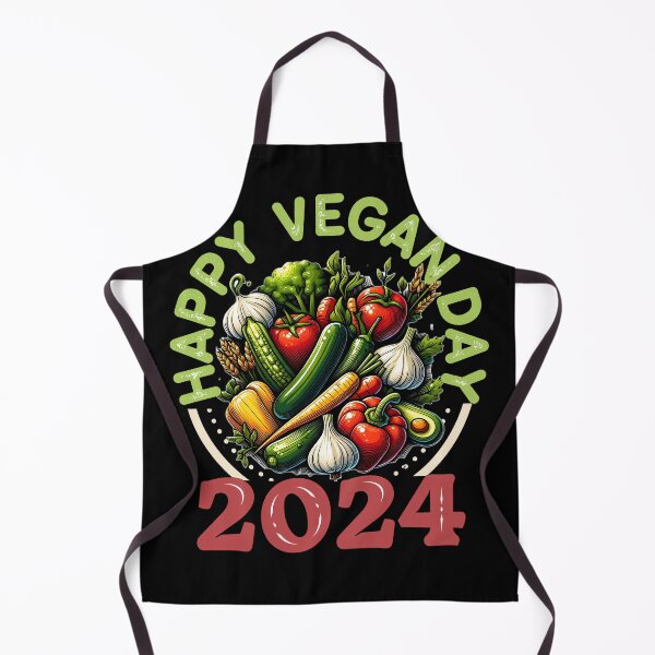 Item preview, Happy Vegan Day 2024 - World Vegetarian Day, Vegetarianism, Anti meat designed and sold by TheInkyOwl-TIO.