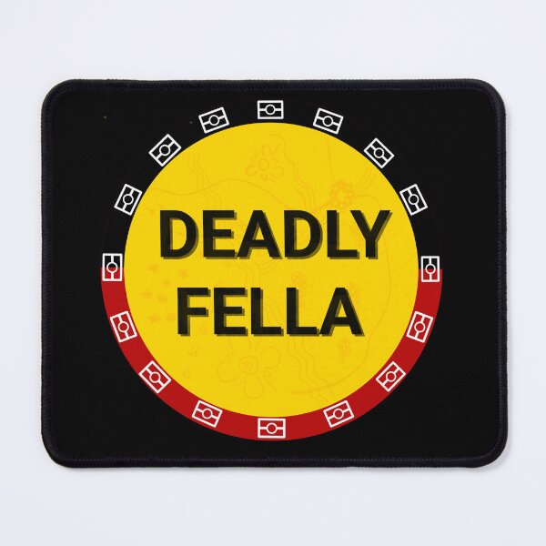 Item preview, Aboriginal Flag First Nations Deadly Fella designed and sold by SuzyMae.