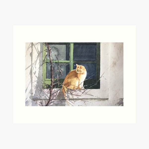 Item preview, ginger cat designed and sold by 聂丑Nie.