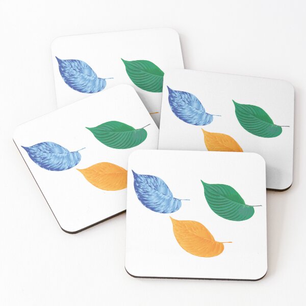 Item preview, beautiful 3-leaf colorful vector. designed and sold by MiMee4451.