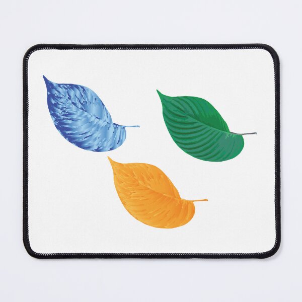 Item preview, beautiful 3-leaf colorful vector. designed and sold by MiMee4451.