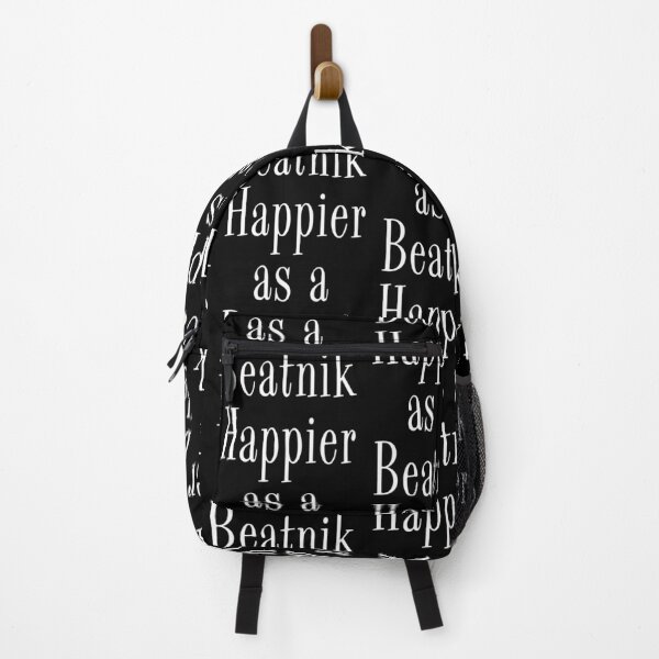 Item preview, Happier As A Beatnik designed and sold by Logo-A-GoGo.