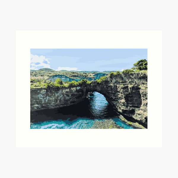 Item preview, Broken Beach, Nusa Penida designed and sold by JudiRoss.
