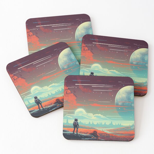 Item preview, Celestial Horizons: No Man's Sky Inspired Art designed and sold by GreenInkXpress.