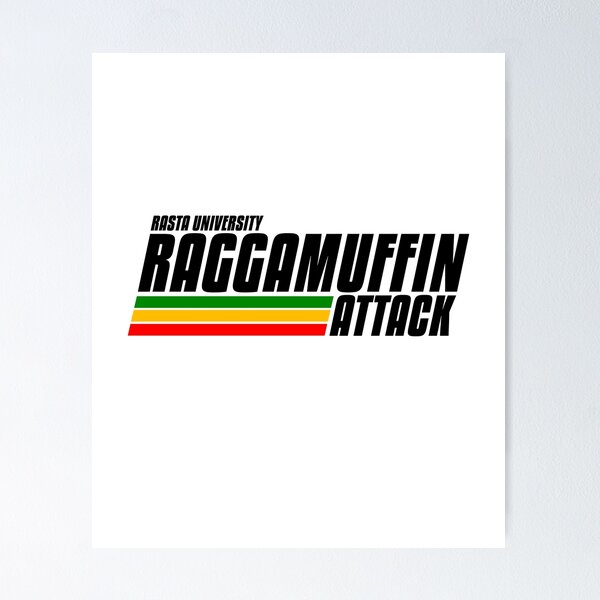 Item preview, Rasta University Raggamuffin Attack Rasta Colors Reggae designed and sold by rastauniversity.