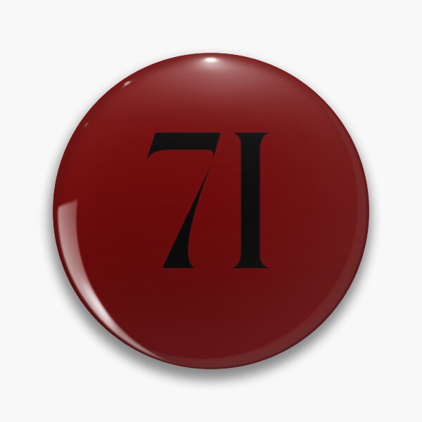 Item preview, 71, seventy-one, black, quake designed and sold by Numbers-Art.