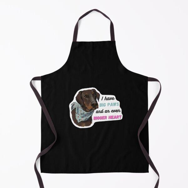 Item preview, I have big paws, but even bigger heart, cute doberman gift designed and sold by SaelKamila.