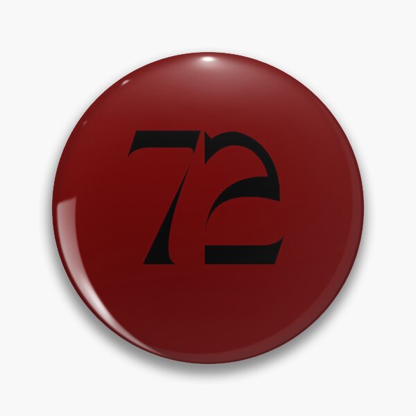 Item preview, 72, seventy-two, black, quake designed and sold by Numbers-Art.
