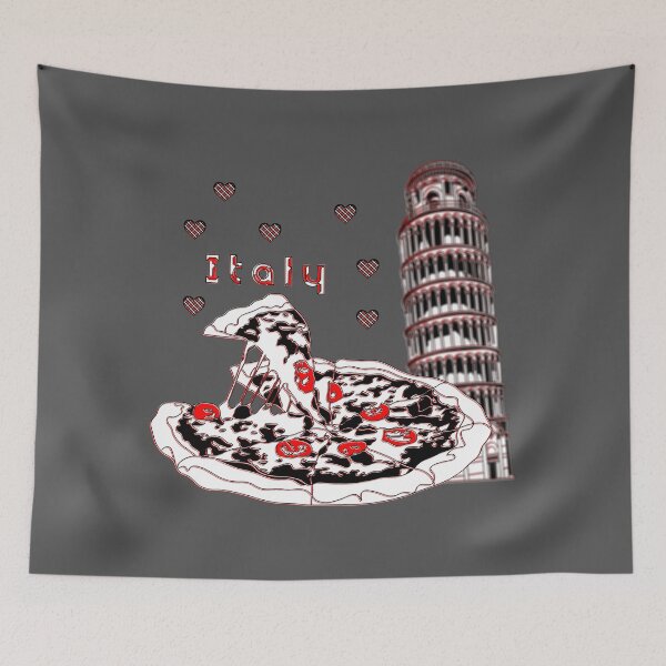 Item preview, Pizza Leaning Tower of Pisa photography Iconic Italian food designed and sold by 4rpixs.