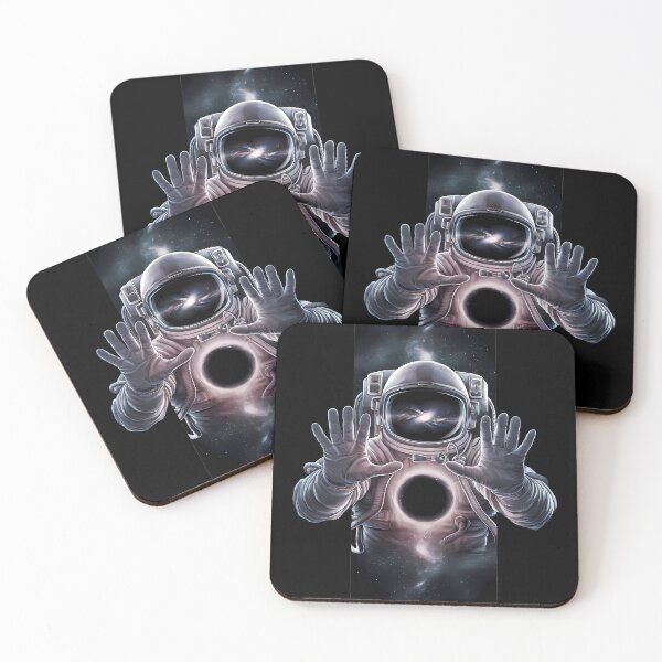 Item preview, Astronaut -  Black Hole Discovery designed and sold by Funny Vintage Stickers And T-Shirts.