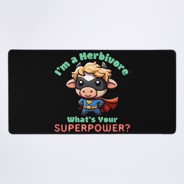 Item preview, Herbivore Is My Super Power - Support Vegan Support Veganism  designed and sold by TheInkyOwl-TIO.