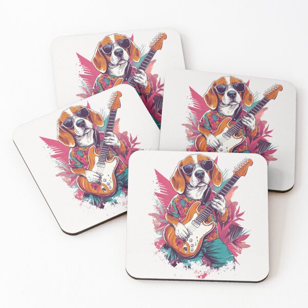 Item preview, Groovy Beagle Guitarist  designed and sold by put1mali19.