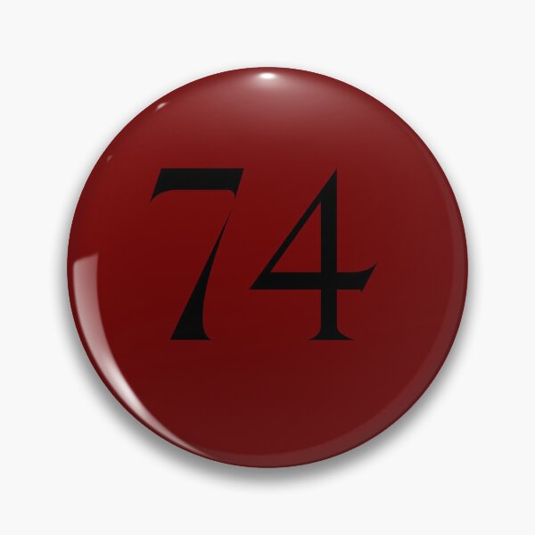 Item preview, 74, seventy-four, black, quake designed and sold by Numbers-Art.