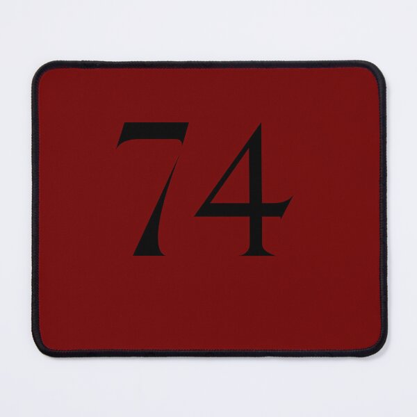 Item preview, 74, seventy-four, black, quake designed and sold by Numbers-Art.