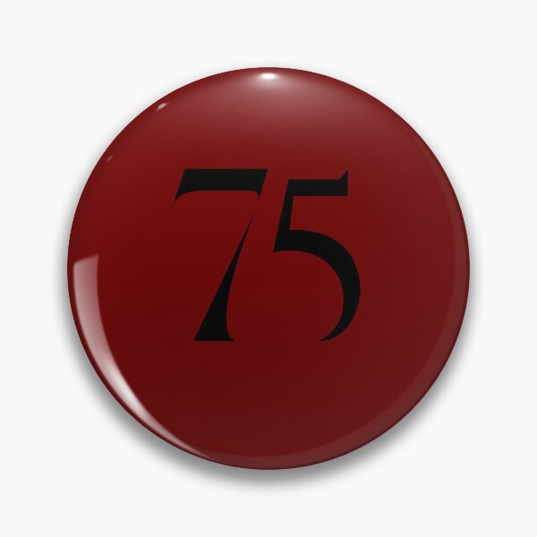 Item preview, 75, seventy-five, black, quake designed and sold by Numbers-Art.