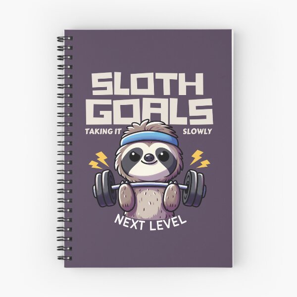 Item preview, Sloth Goals - Taking It Slowly With Weight Lifting  designed and sold by The magic  Yellow bus.