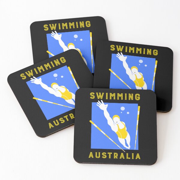 Aperçu de l'œuvre Natation Australie créée et vendue par sydney-syder.