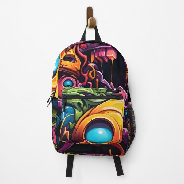 Item preview, Cyberpunk Canvases: Futuristic Dystopian Sci-Fi Graffiti designed and sold by GreenInkXpress.