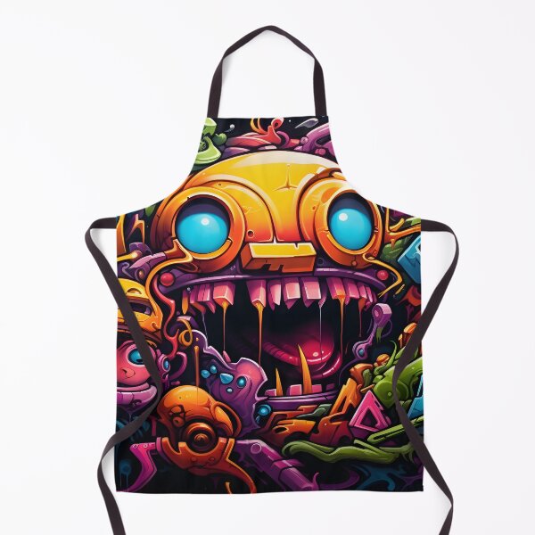Item preview, Cyberpunk Canvases: Futuristic Dystopian Sci-Fi Graffiti designed and sold by GreenInkXpress.