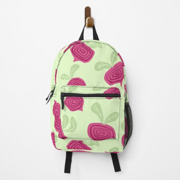 Item preview, Pink purple Sunny beets on light green background designed and sold by Inkworthy.